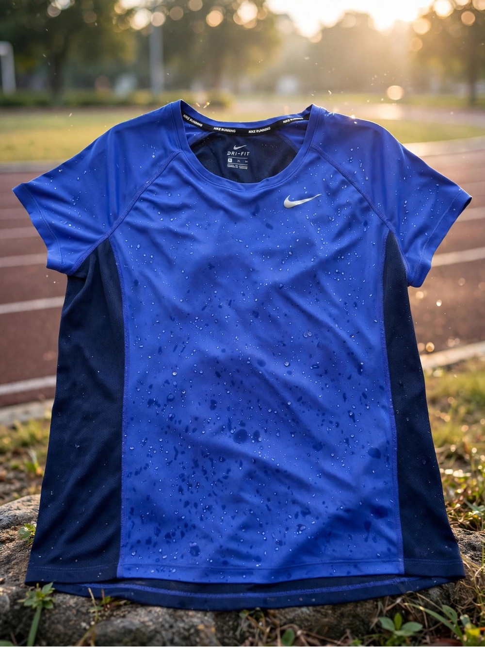 Nike Running DRI-FIT women’s shirt - Size XL - Royal Blue/Navy - Like New